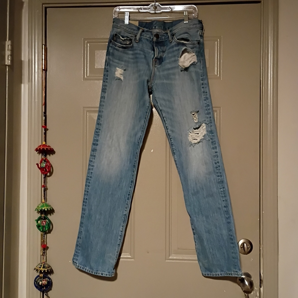Abercrombie & Fitch Classic Blue Denim Jeans Men Size 30x32